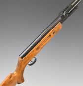 Relum Model 322 .22 under-lever air rifle with semi-pistol grip and adjustable sights, NVSN.