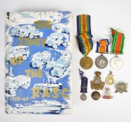 British Army WW1 medal pair comprising War and Victory Medals named to 211116 Cpl J Mansbridge, Army