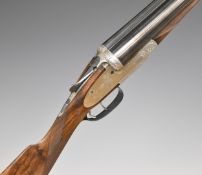 Tony Halward of Worcester 12 bore side by side sidelock ejector shotgun with engraved birds to the