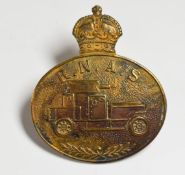 Royal Naval Air Service Armoured Car Section cap badge