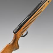 BSA Meteor .177 air rifle with adjustable sights and trigger, scope mounts and semi-pistol grip,