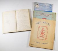 Royal Navy interest Torpedo development notebook from 1882 onwards together with two publications of
