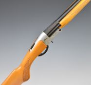 BSA .410 folding single barrelled shotgun with chequered semi-pistol grip and forend and 28 inch