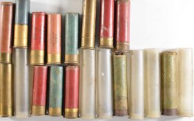 Twenty 8 bore shotgun cartridges, full and empty, most Eley-Kynoch and Eley PLEASE NOTE THAT A VALID