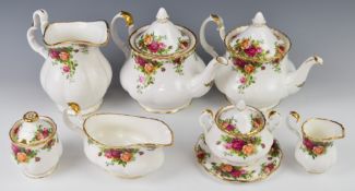 A very large collection of Royal Albert Old Country Roses dinner, tea and decorative ware