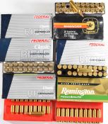 One-hundred-and-forty .22-250 Rem Federal Classic, Remington Premier and Winchester Supreme rifle