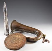 Military heliograph by B.W. & M Ltd. with broad arrow mark to back of mirror, commemorative /