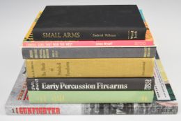 Eight gun and shooting related books comprising The Taming of The West Age of The Gunfighter