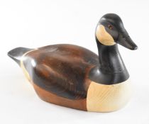 Country Tradition of Waterloo signed limited edition 1 of 2 carved wooden Canada goose decoy, length