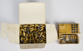 Approximately one-hundred-and-seventy .22 short gallery and .22 RF rifle cartridges, in original