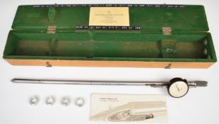 Chubb of Edgware 'Multigauge' 12, 16 and 20 bore shotgun barrel bore gauge with analogue