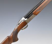 Browning 425 Grade 1 12 bore over and under ejector shotgun with named and engraved locks, underside