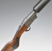 Pedretti Gunsport Hushpower 12 bore single barrelled shotgun with chequered grip and 32 inch sound
