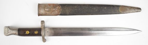 British 1888 pattern bayonet Mark I second type with some good stamps to Ricasso and S.H. possibly