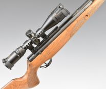 BSA Lightning XL SE .177 air rifle with chequered semi-pistol grip and forend, raised cheek piece,