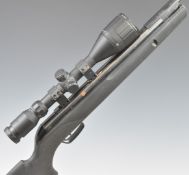 Gamo Shadow RSV.22 air rifle with semi-pistol grip, raised cheek piece, sound moderator and Hawke