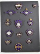 Thirteen British Legion metal and enamel badges including Women and Committee examples