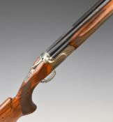Caesar Guerini Invictus I 12 bore over and under ejector shotgun with engraved lock, underside,