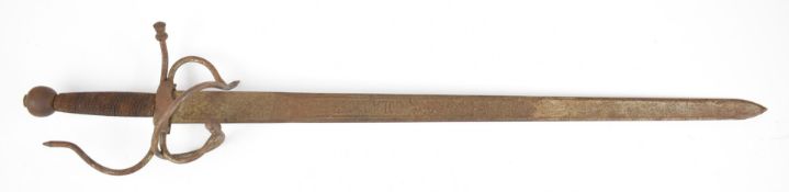 Replica Toledo 'El Cid' sword with 58cm decorated blade. PLEASE NOTE ALL BLADED ITEMS ARE SUBJECT TO