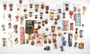 Approximately 60 American Civil War commemorative / reunion / encampment medals / medallions