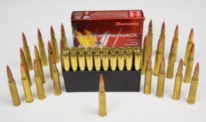 Forty-five .270 Win Hornady rifle cartridges, some in original box PLEASE NOTE THAT A VALID RELEVANT