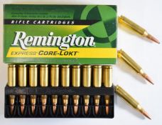 Twenty-three .243 Win Remington rifle cartridges, in original boxes PLEASE NOTE THAT A VALID