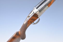 Winchester Model 23 XTR Pigeon Grade 12 bore side by side ejector shotgun with floral engraved lock,