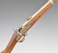 Savage Model 1861 percussion hammer action musket with lock stamped 'Savage RFA CO Middletown Ct'