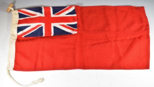 Vintage Red Ensign flag, 43cm x 23cm