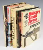 Five gun/small arms reference books including The Royal Gun Room at Sandringham by David Baker and