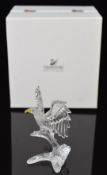Swarovski Crystal glass Bald Eagle, in original box.