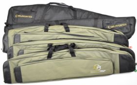 Five padded shotgun or rifle slips, three Hunter Pro and two Wildhunter.