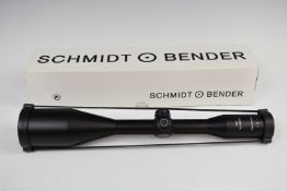 Schmidt & Bender 8x56 air rifle or similar scope, in original box.