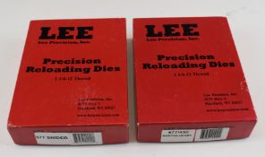 Two Lee Precision re-loading die sets .577/450 and .577 Snider, both in original boxes.