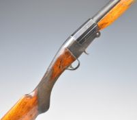 Boehler Blitz 12 bore folding single barrelled shotgun with chequered semi-pistol grip and forend