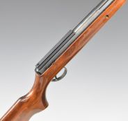 BSA Supersport .22 air rifle with semi-pistol grip, raised cheek piece, adjustable trigger, sound