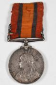 British Army Queen's South Africa Medal with clasp for Cape Colony, named to 11275 Pte E Breewood,