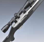 Ruger Model 10/22 .22 semi-automatic rifle with chequered semi-pistol grip and forend, composite