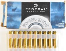 Ten .243 Win Federal rifle cartridges, in original box PLEASE NOTE THAT A VALID RELEVANT FIREARMS/