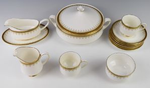 Royal Albert dinner and tea ware decorated in the Athena pattern, mainly six place setting,