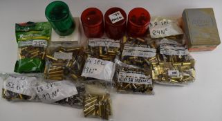 Six rifle cartridge re-loading die sets .45-70 Gov, 9mm Luger, .44/40, .32 Auto and .45 ACP and