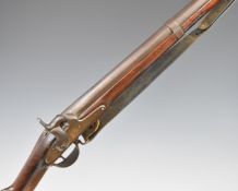 Springfield Armory model 1842 pattern percussion hammer action musket with lock stamped 'Spring