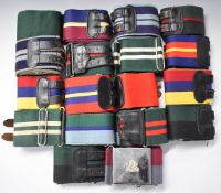 A small collection of assorted stable belts including the Royal Artillery and the Rhodesian Army