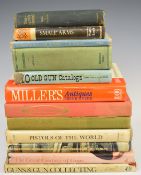 Ten gun related reference books including Gunsmithing by Roy D Dunlap, The Gunsmiths Manual by