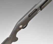 Huglu Atrox 12 bore 3-shot semi-automatic shotgun with chequered semi-pistol grip, composite stock