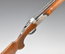 Beretta S686 Special 12 bore over and under ejector shotgun with engraved locks, underside,
