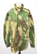 British Airborne Forces post-WW2 camouflage Denison Smock, worn by the vendor during a distinguished
