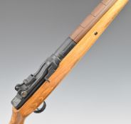 Air Venturi Springfield Armoury M1A .22 military style under-lever air rifle with adjustable sights,