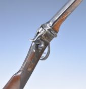 Chaparral Repeating Arms .45-70 US Gov falling block rifle with chequered grip and forend, set