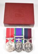 Royal Air Force group of three medals comprising EIIR British Empire Medal, Campaign Medal and
